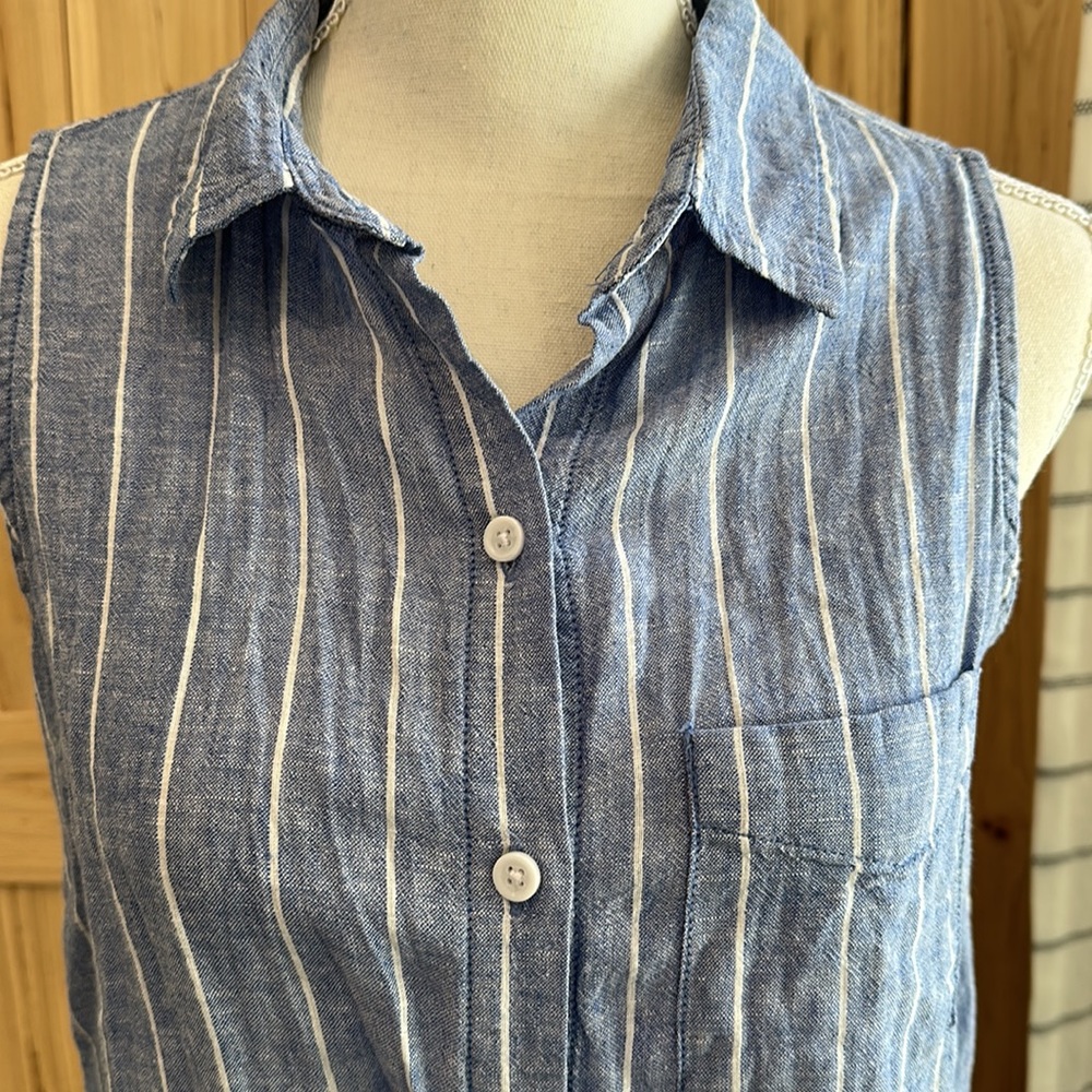 Linen tank - Picture 2 of 4